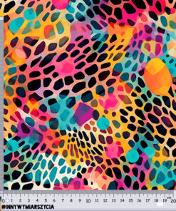 Alternative view of Tkanina wodoodporna kolorowy leopard panterka 6
