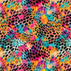Welur tapicerski kolorowy leopard 6