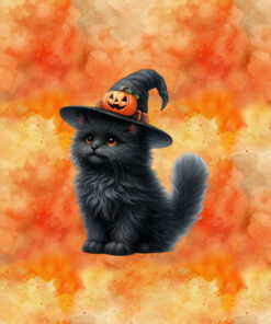 Panel wodoodporny halloween kot 2