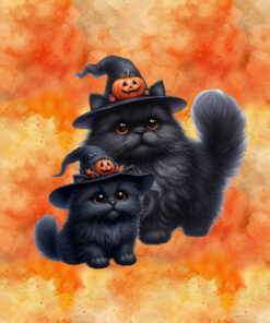 Panel welur halloween kot 5