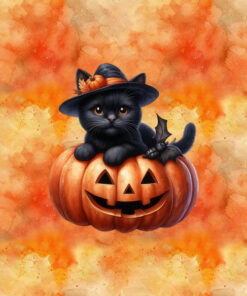 Panel welur halloween kot 7
