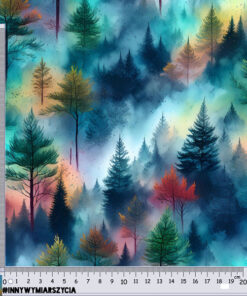 Alternative view of Tkanina wodoodporna nature las we mgle 6