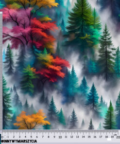 Alternative view of Tkanina wodoodporna nature las we mgle 8