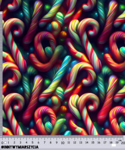 Alternative view of Tkanina wodoodporna świąteczna laski cukrowe 10