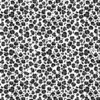 Tkanina wodoodporna print zwierzęcy leopard panterka na białym tle