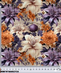 Alternative view of Ortalion wodoodporny lilie vintage 3