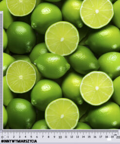 Alternative view of Tkanina wodoodporna owoce limonki 7