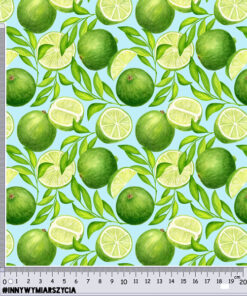 Alternative view of Tkanina wodoodporna owoce limonki 5