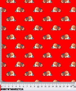 Alternative view of Tkanina wodoodporna psy beagle leżące 2