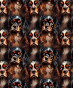 Welur tapicerski cavalier king charles spaniel 12
