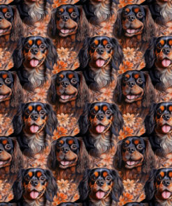 Welur tapicerski cavalier king charles spaniel 13