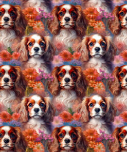 Welur tapicerski cavalier king charles spaniel 14