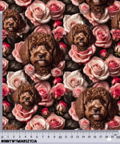 Alternative view of Welur tapicerski psy cavapoo 1