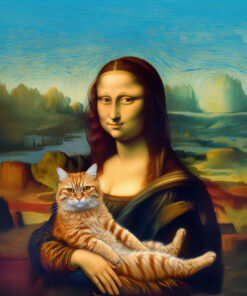 Panel welur Mona Lisa i kot