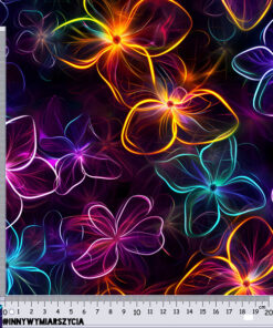 Alternative view of Ortalion wodoodporny neonowe kwiaty 3