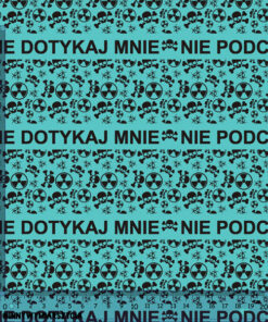 Alternative view of Tkanina wodoodporna danger nie dotykaj 4