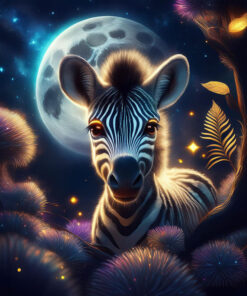 Panel welur nocna dzicz zebra 18