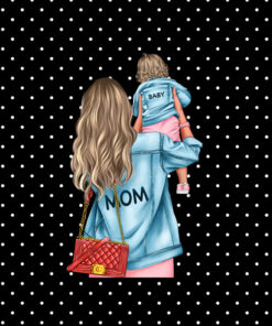 Panel wodoodporny girl mom mama i córka blond 2