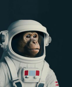 Panel welur małpa astronauta