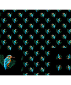 Panel śpiworkowy 155x120cm zimorodek geometryczny