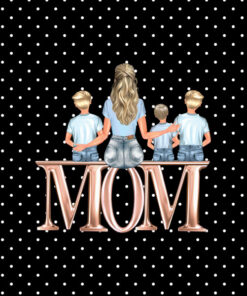 Panel wodoodporny panel super mom blondynka trzech synów