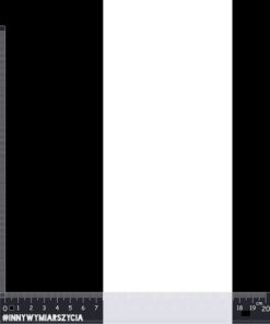Alternative view of Ortalion wodoodporny czarno białe pasy grube 1