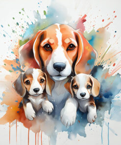 Panel wodoodporny pies beagle 8