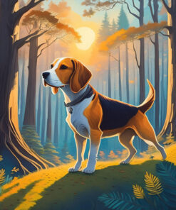 Panel wodoodporny pies beagle 9