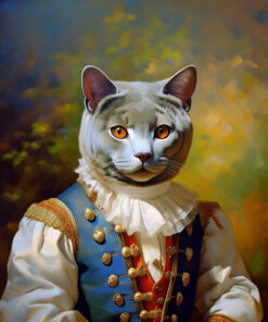 Panel wodoodporny royal pet kot brytyjski mężczyzna portret