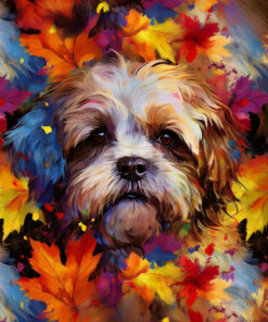 Panel welur pies lhasa apso 1