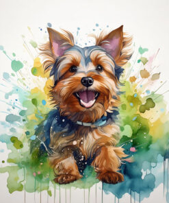 Panel welur pies yorkshire terrier 12