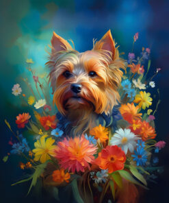 Panel welur pies yorkshire terrier 13