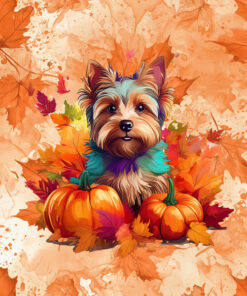 Panel welur pies yorkshire terrier 17