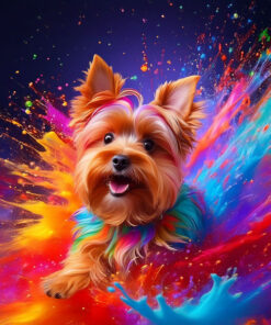 Panel welur pies yorkshire terrier 19