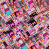 Welur tapicerski premium pop art ludzie