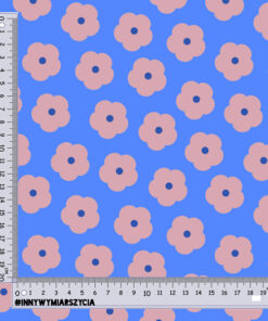 Alternative view of Welur tapicerski proste kwiaty 7