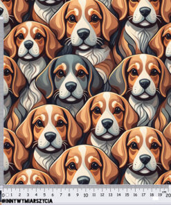 Alternative view of Welur tapicerski psy beagle 4