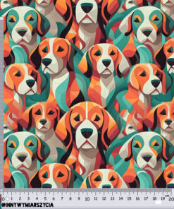 Alternative view of Welur tapicerski psy beagle 5