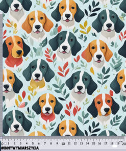 Alternative view of Welur tapicerski psy beagle 8