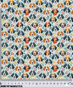 Alternative view of Welur tapicerski psy beagle 8 małe