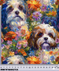 Alternative view of Welur tapicerski psy lhasa apso 5