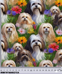 Alternative view of Dresówka pętelka z elastanem psy lhasa apso 7