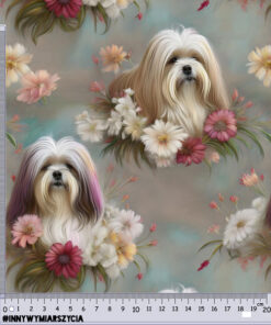 Alternative view of Welur tapicerski psy lhasa apso 8