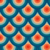 Tkanina wodoodporna retro pattern 2
