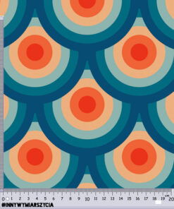 Alternative view of Tkanina wodoodporna retro pattern 2