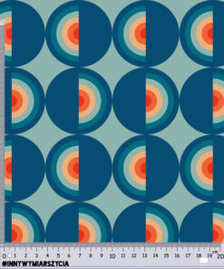 Alternative view of Welur tapicerski retro pattern 3