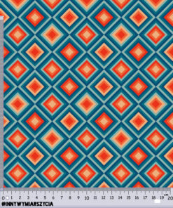 Alternative view of Welur tapicerski retro pattern 4