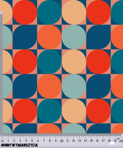 Alternative view of Welur tapicerski retro pattern 5