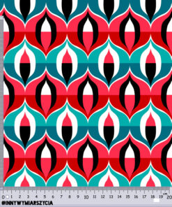Alternative view of Welur tapicerski retro pattern 7