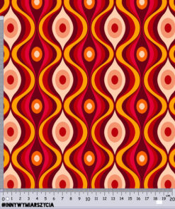 Alternative view of Tkanina wodoodporna retro pattern 8